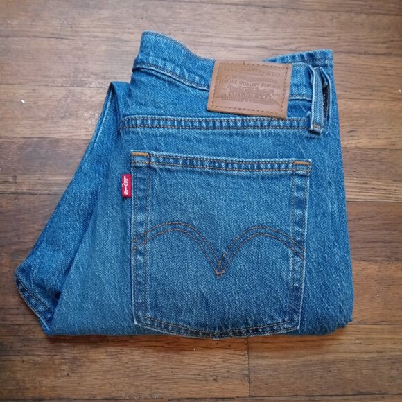 LEVI'S wedgie straight jeans in jive sound (sz27) - Picture 4 of 14